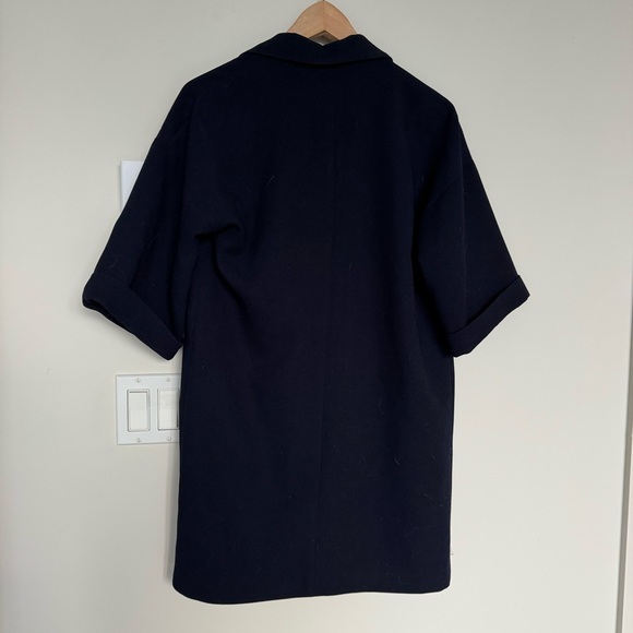 Navy short sleeves coat Forever 21 - Picture 4 of 5